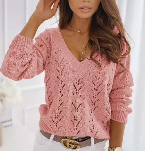Verine - Lässiger Damen Strickpullover in Übergröße