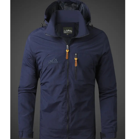 Nazzer | Herren Reißverschluss Windbreaker | Wasserdicht