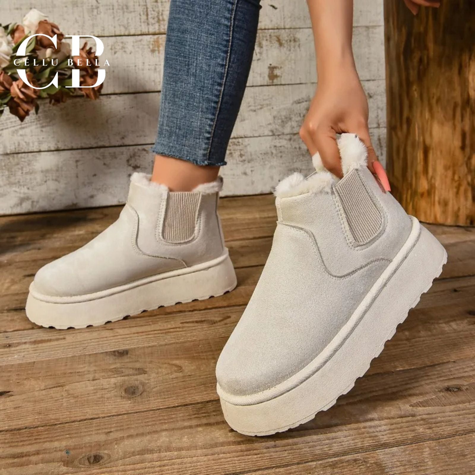 Winterveilchen Soft Boots – Eleganz und Wärme für jede Gelegenheit