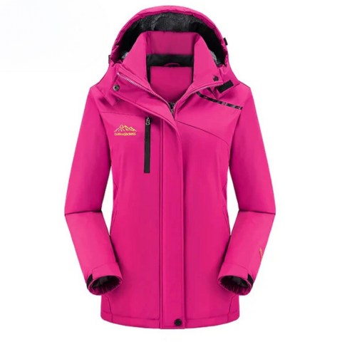 Heidilyn | Damen Winter Kapuzen Softshell Jacke | Lang