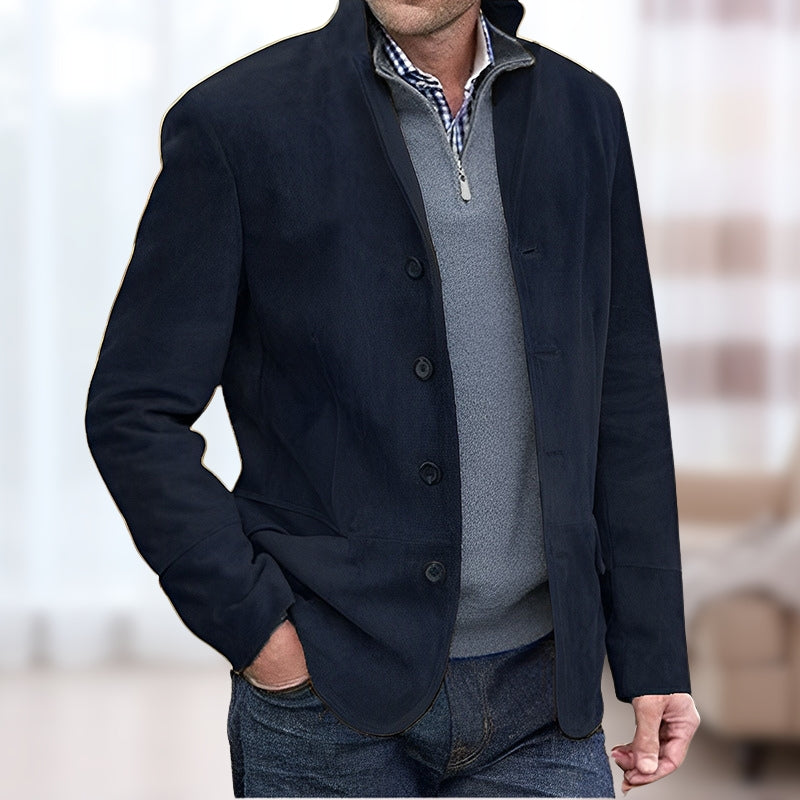 Stilvoller Wildleder-Blazer für Männer