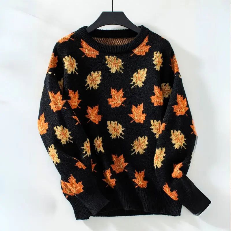 Gemütlicher Herbststrickpullover