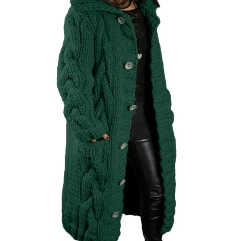 Xyza | Damen Lang Strickjacke | Gestrickt