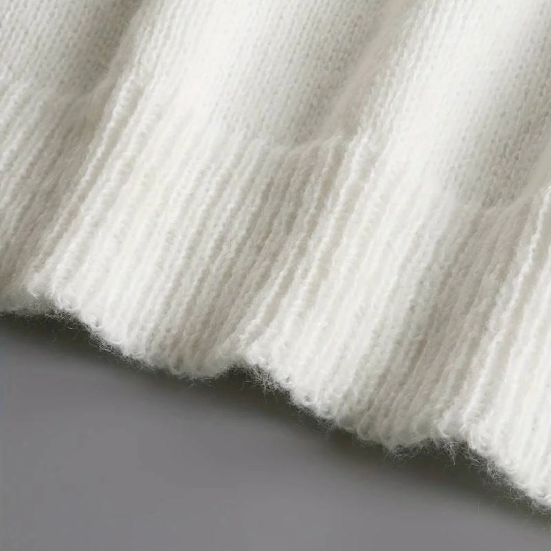 Elena™ - Eleganter Rüschpullover