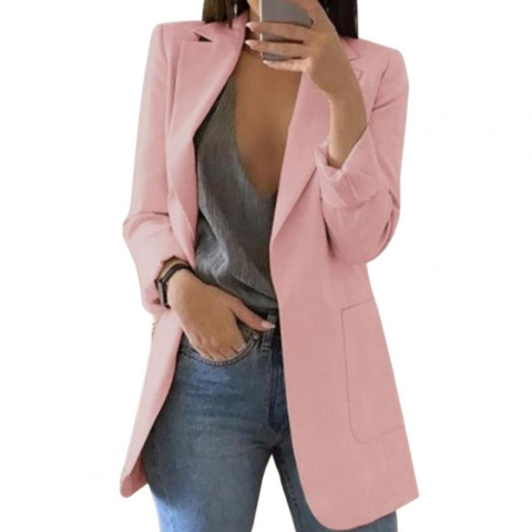 Lorde | Damen Elegante Arbeits Blazer | Lang