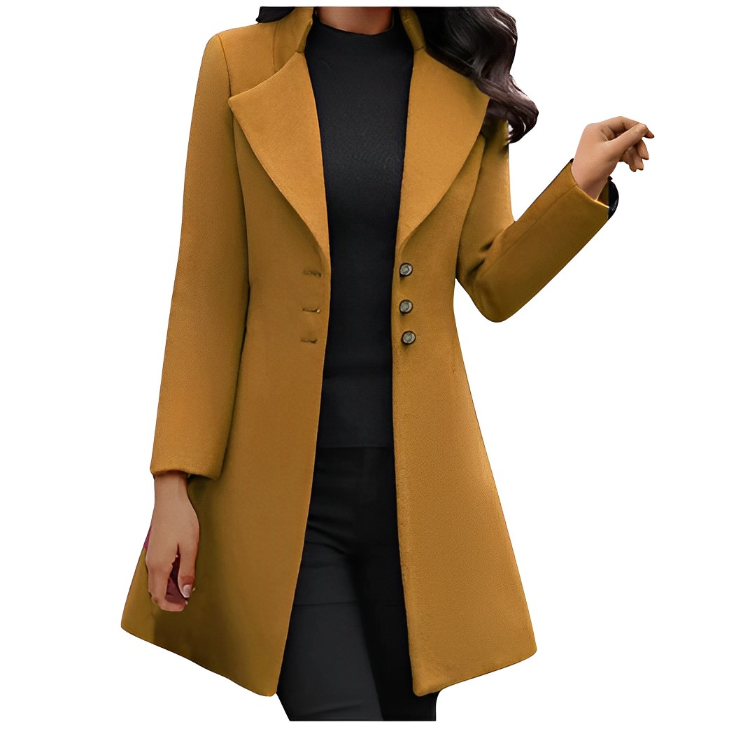 Lucia - Stilvoller Winter-Wollmantel für Damen