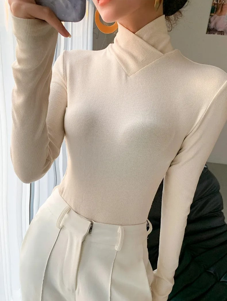 Xenia | Eleganter Damen-Turtleneck-Pullover