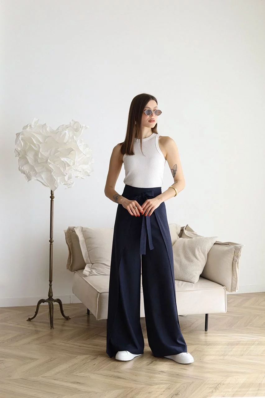 Wide-Leg Trousers | Linen | Bequem und elegant