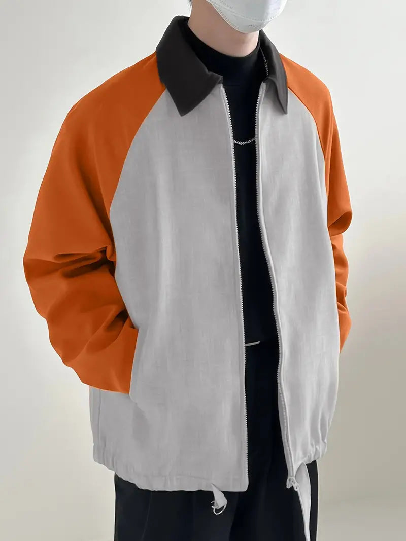 Jason – lässige colorblock-jacke für herren