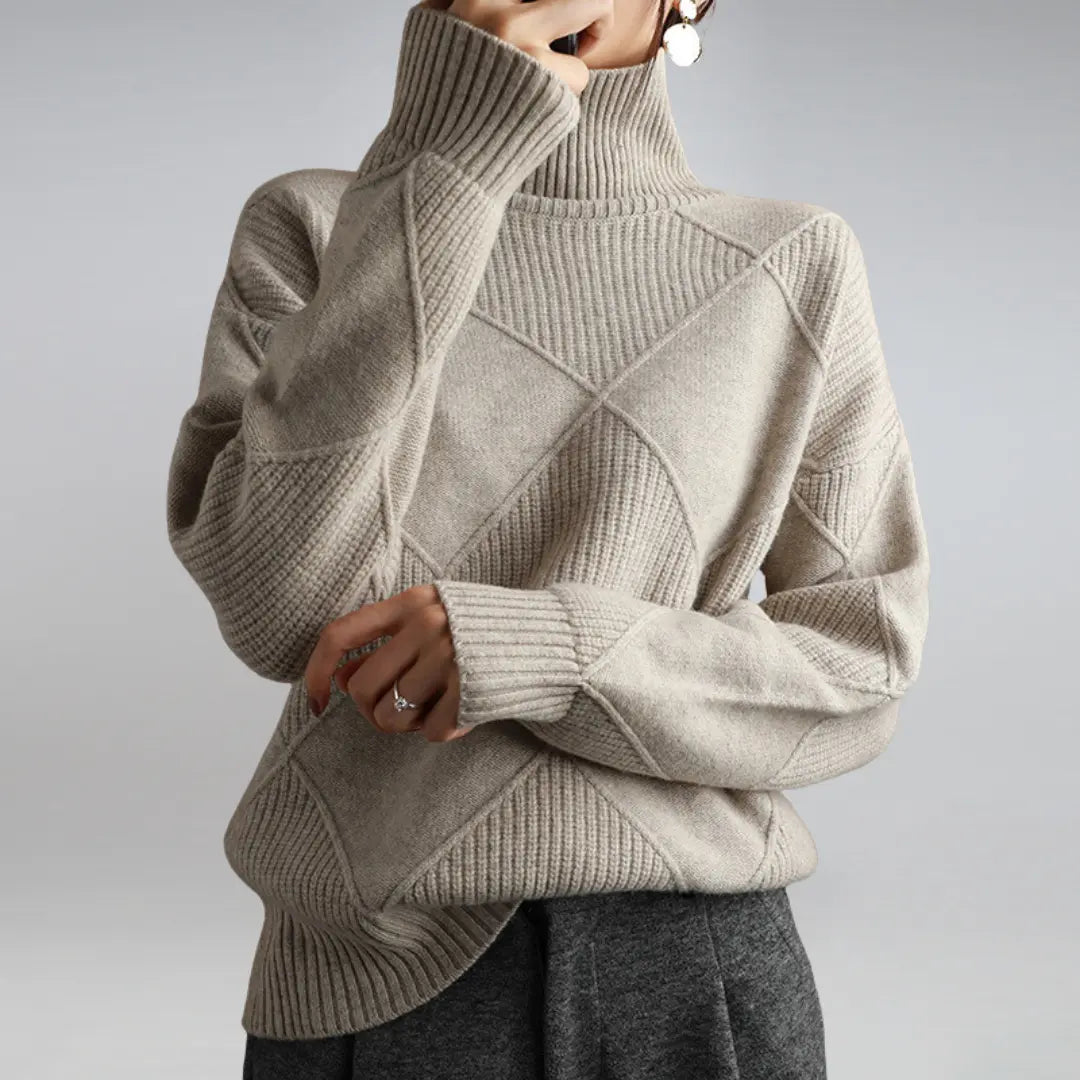 Winter Rollkragenpullover für Damen