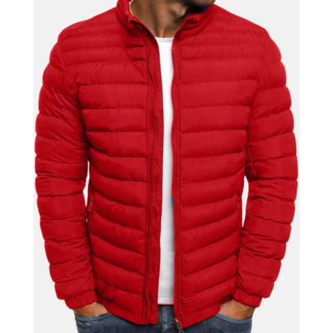 Aminola | Herren Winter Steppjacke | Reißverschluss