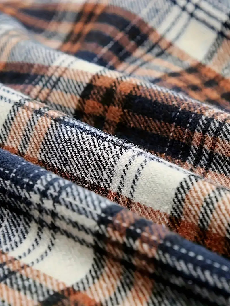 Ulva | Kariertes Reißverschluss-Jacke