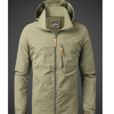 Nazzer | Herren Reißverschluss Windbreaker | Wasserdicht