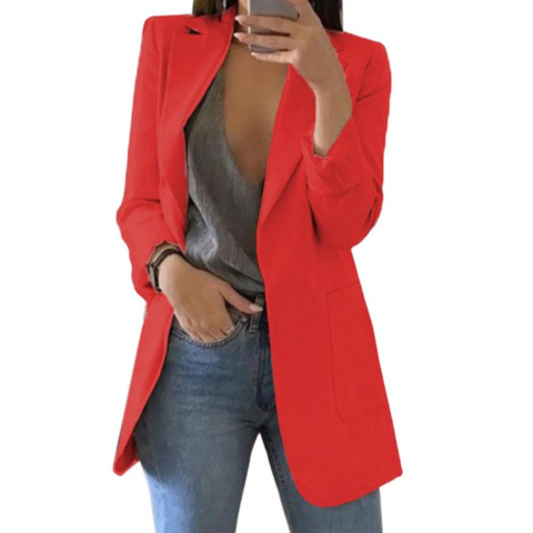 Lorde | Damen Elegante Arbeits Blazer | Lang