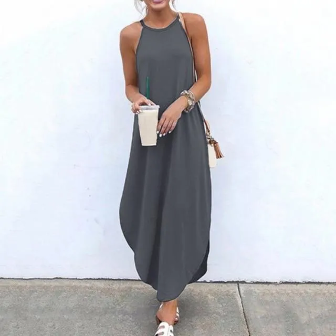 Klassisches Maxi Trägerkleid