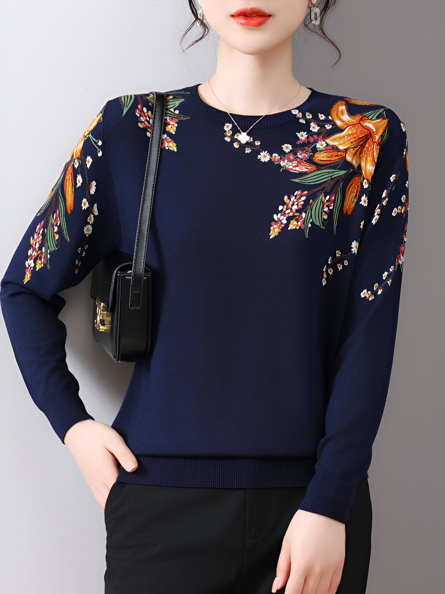 Giddeon | Stylischer Gedruckter Pullover