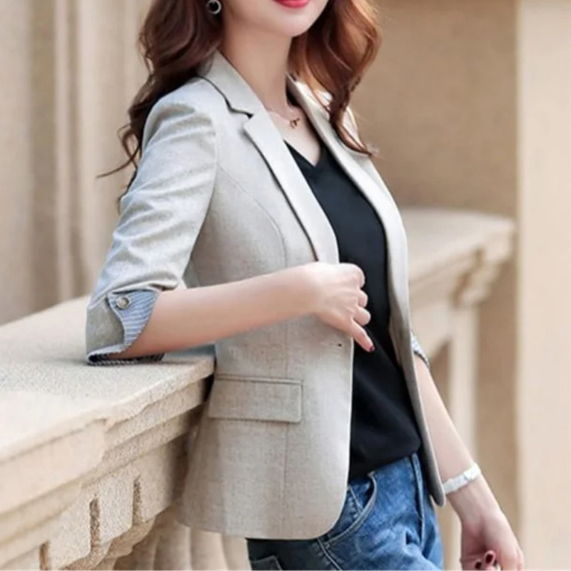 Sophie - Stilvolle und Schicke Frühling Blazer mit 3/4-Ärmeln für Damen