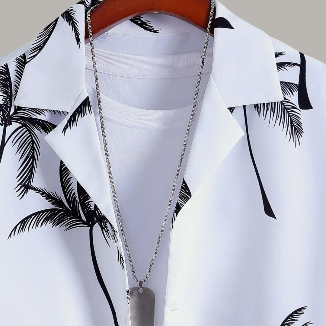 Sommer Set Herren Baumwolle Shorts und T-Shirt für Strand und Freizeit