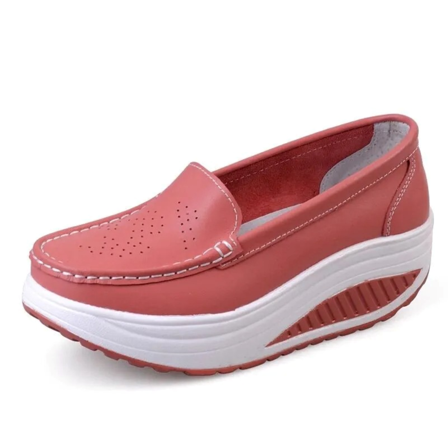 Henna – Damen-Slipper aus Leder mit hohlem Design