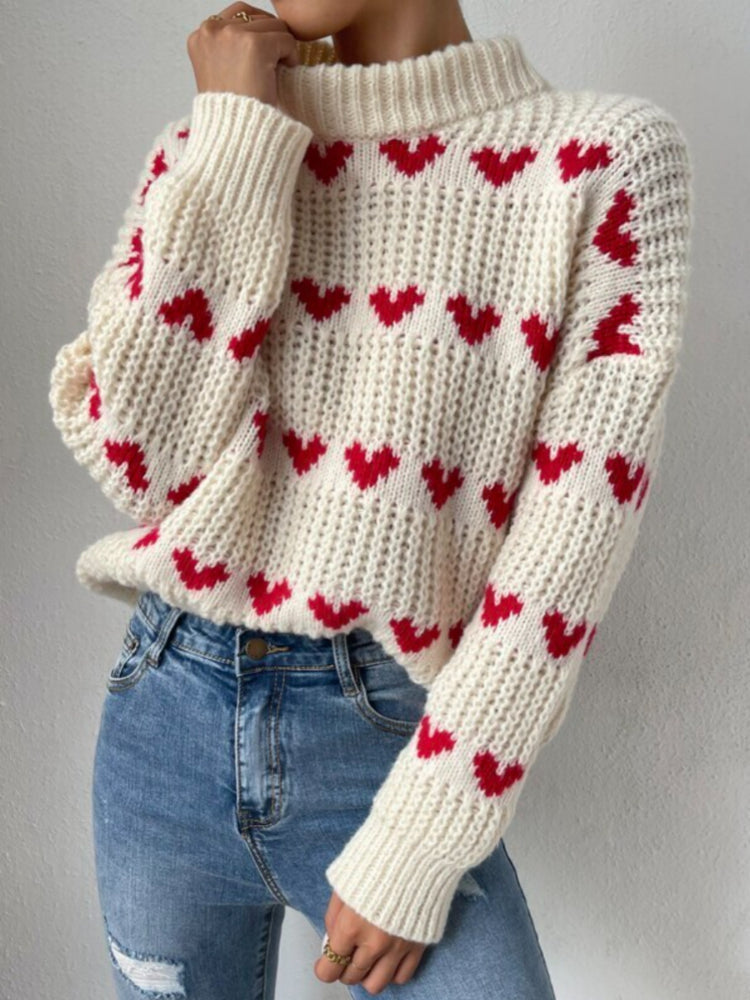 Josephine - Schicker Winter-Weißer Strickpullover für Damen