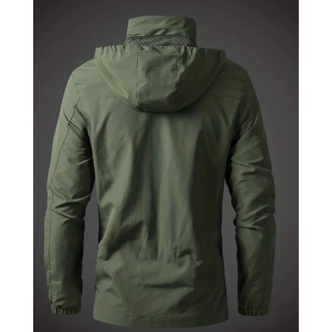 Nazzer | Herren Reißverschluss Windbreaker | Wasserdicht