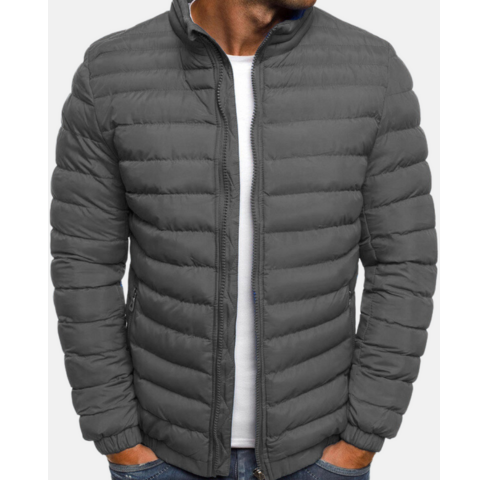 Aminola | Herren Winter Steppjacke | Reißverschluss