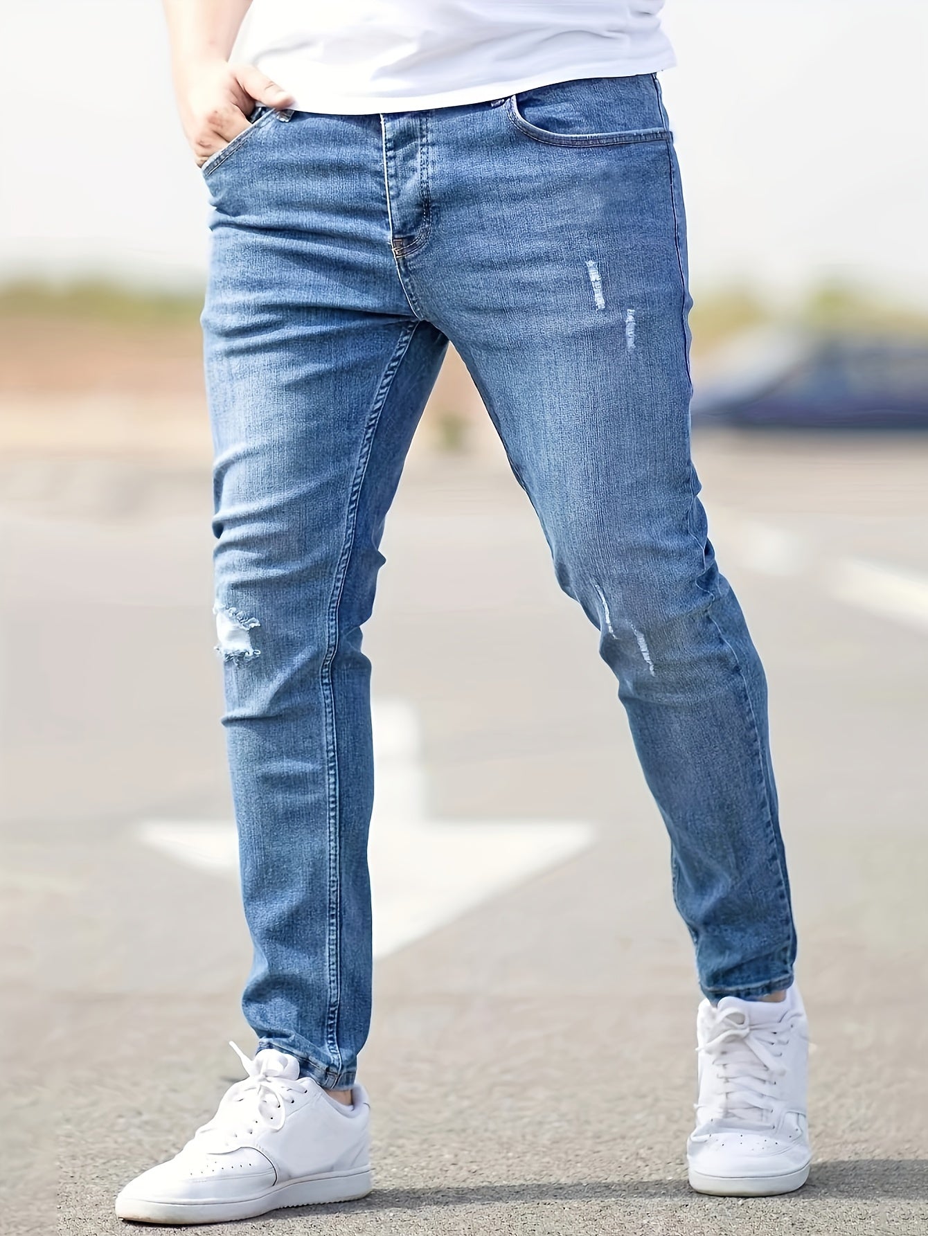 Klassische Taillierte Jeans