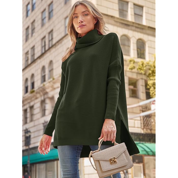Bea™ - hochkragen Strickpullover