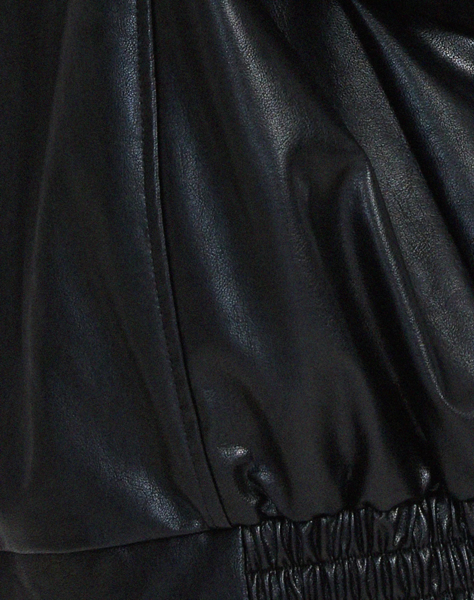 Übergroße Vintage Lederjacke