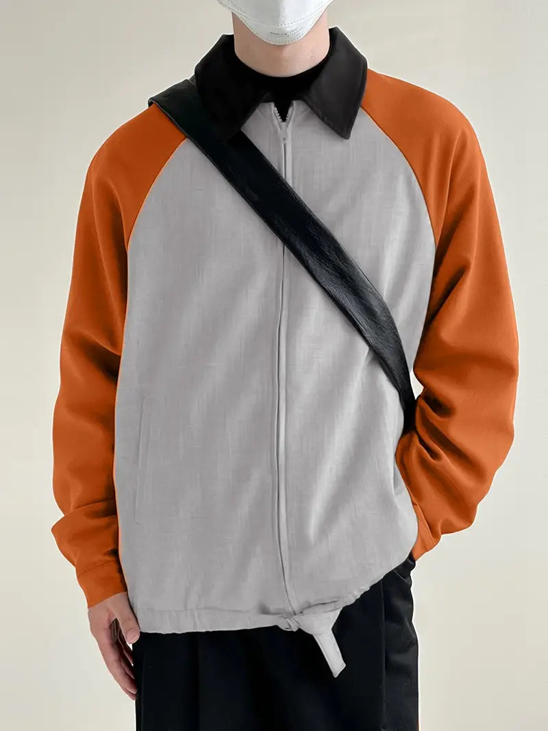Jason – lässige colorblock-jacke für herren