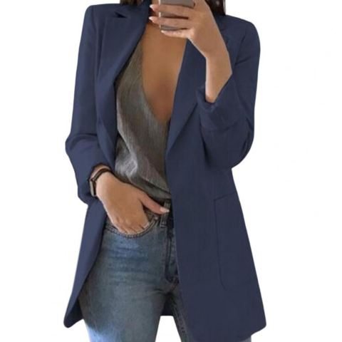 Lorde | Damen Elegante Arbeits Blazer | Lang