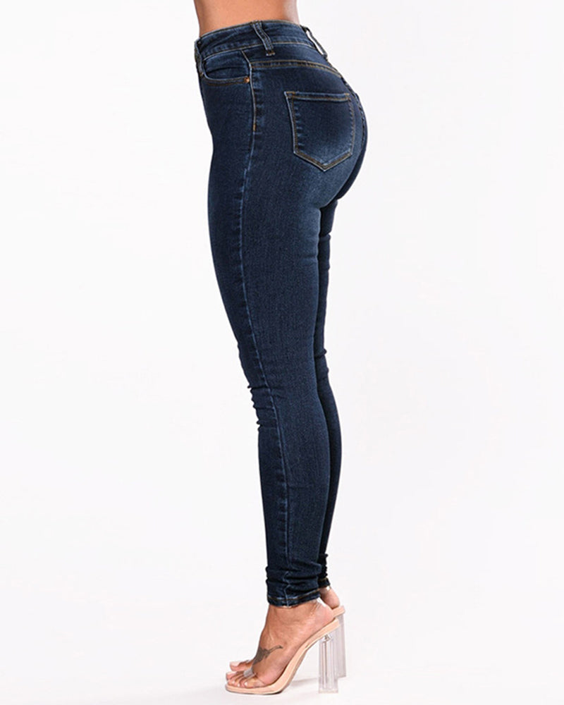 Kolumbianische Jeans für Frauen mit Hoher Taille und Bauchkontrolle