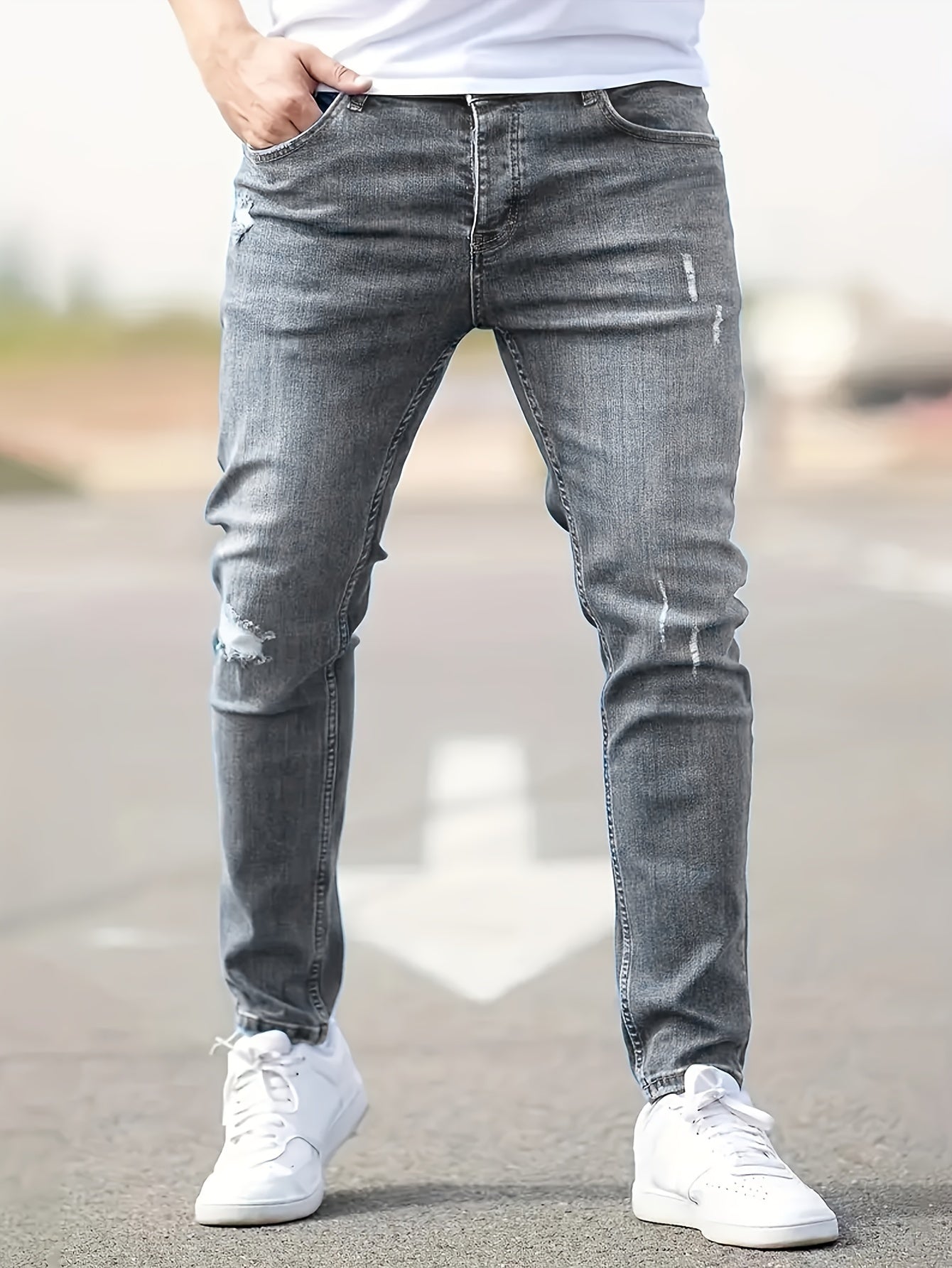 Klassische Taillierte Jeans