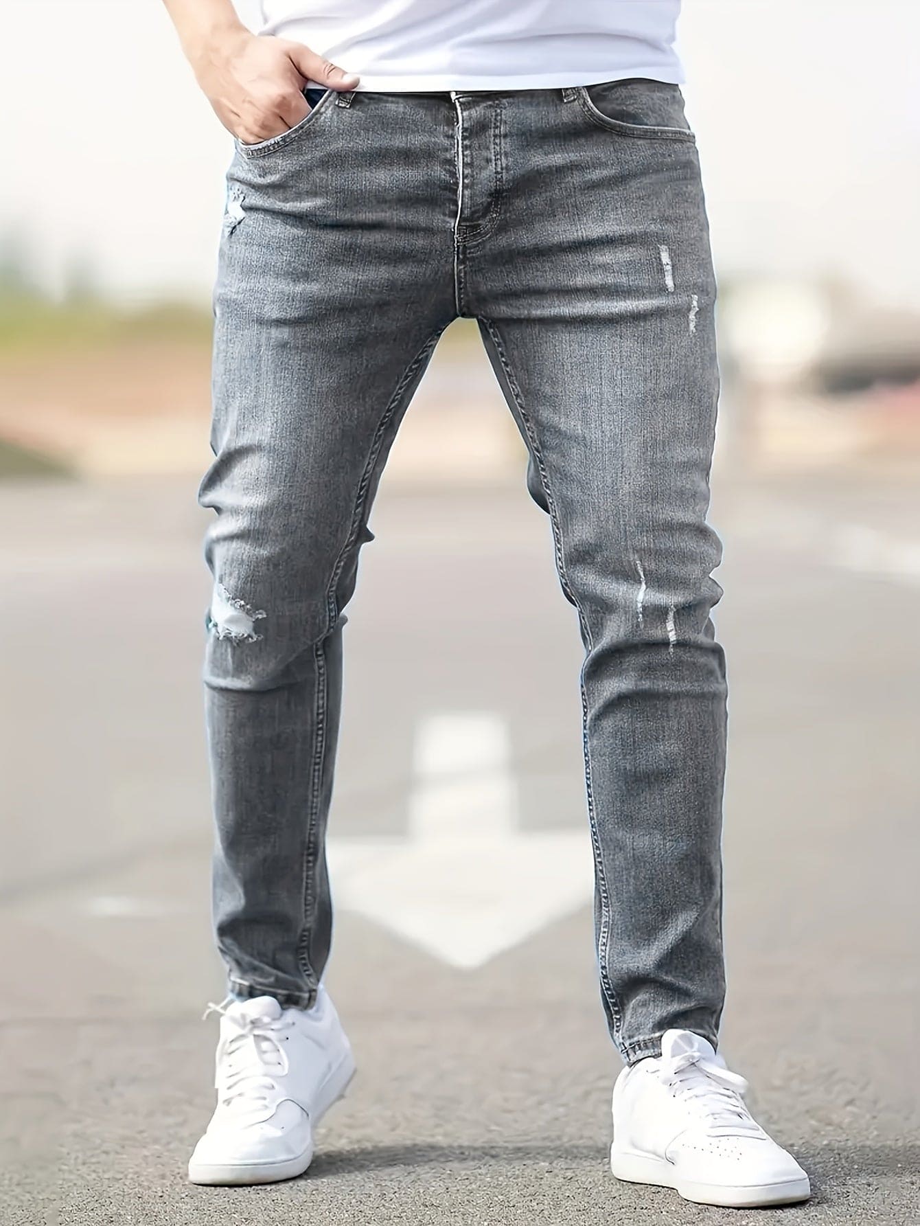 Klassische Taillierte Jeans