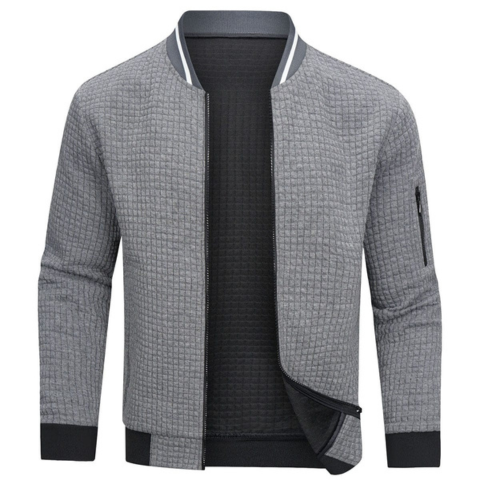 Baron | Herren Stepp Bomber Jacke | Reißverschluss