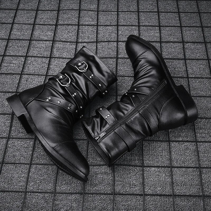 Gio - Herren Vintage Lederstiefel