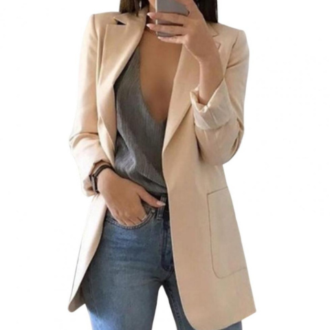 Lorde | Damen Elegante Arbeits Blazer | Lang