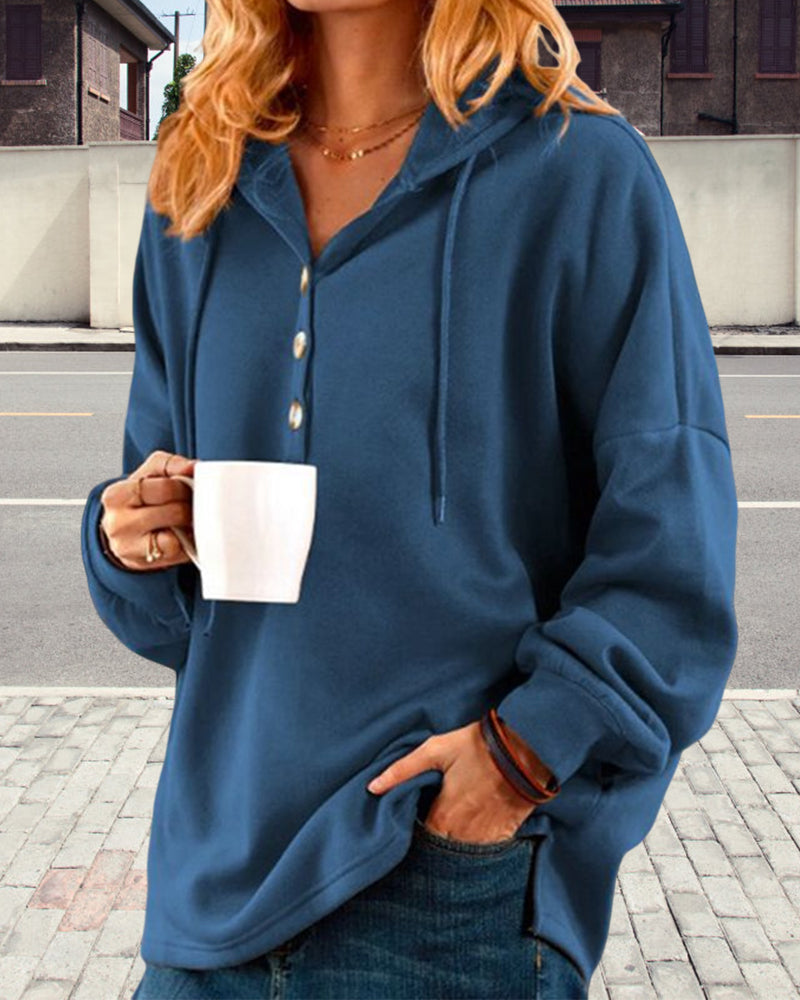 Langarmshirt mit Kapuze