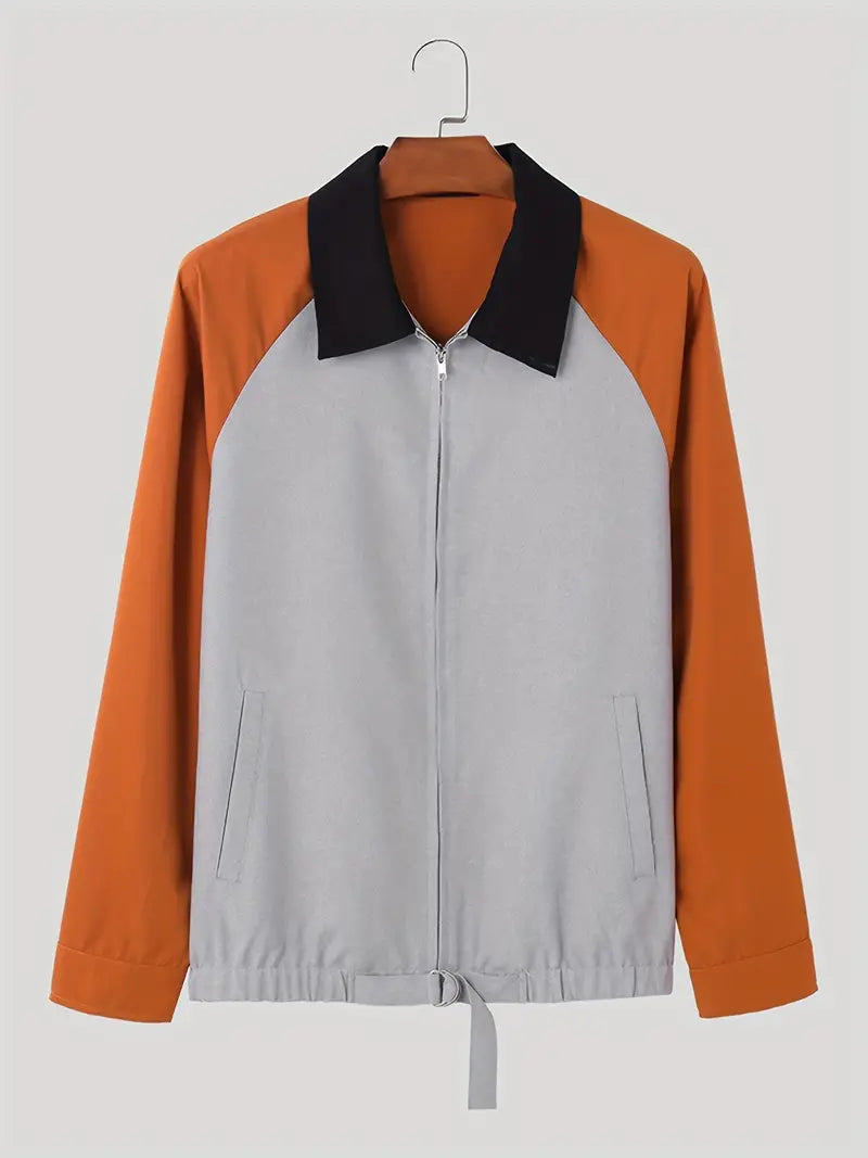Jason – lässige colorblock-jacke für herren