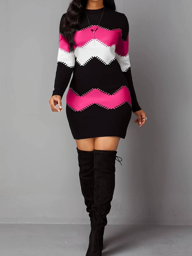 Willa- Strick-Minikleid für Frauen