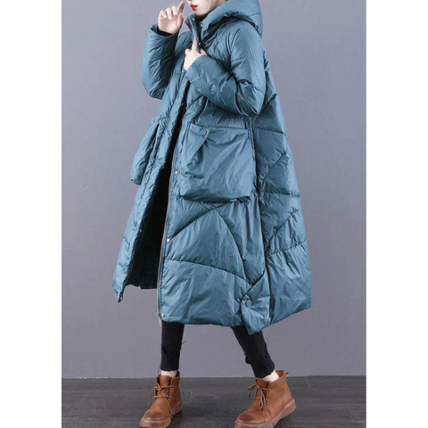 Aerialle | Damen Winter Puffige Übergröße Mantel | Lang