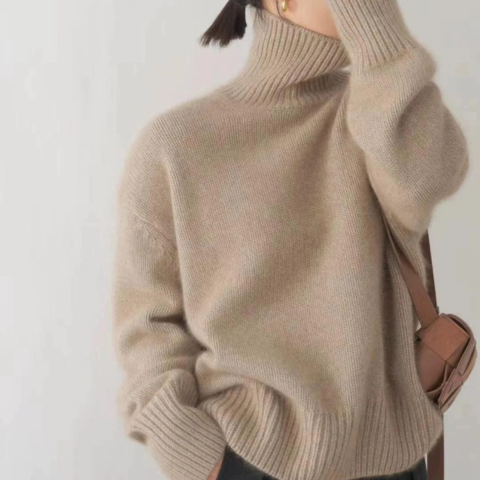 Zenida | Damen Stylische Rollkragen Pullover | Winter
