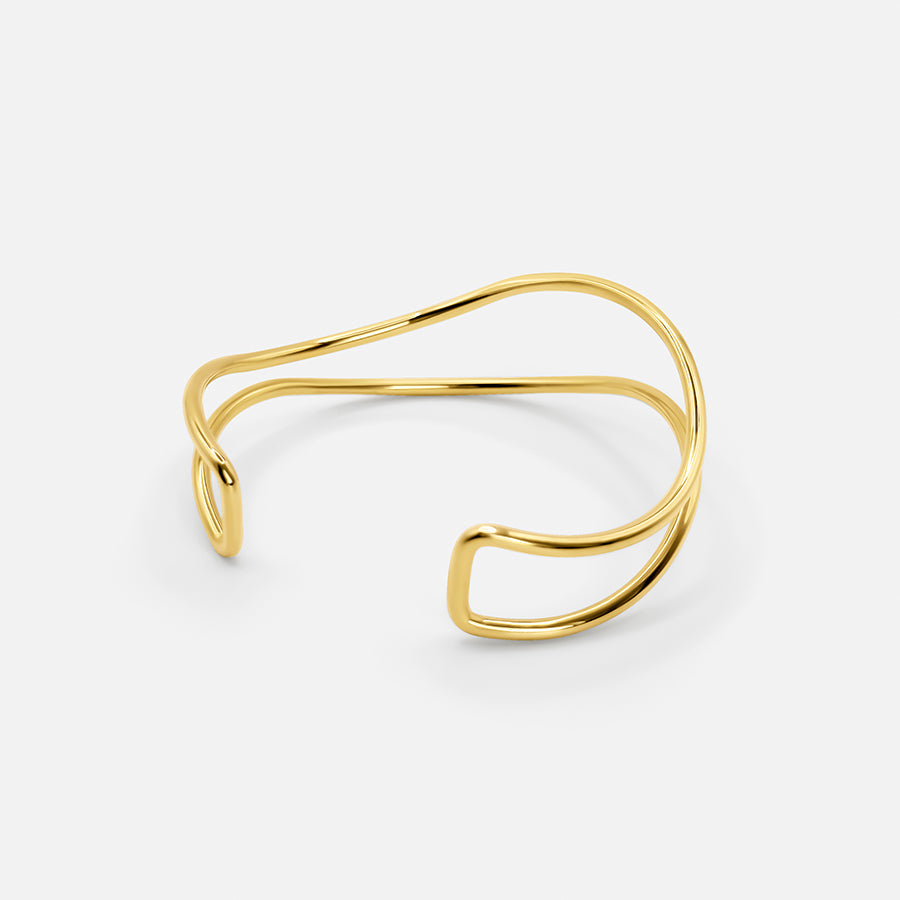 Goldenes Doppelreihiges Armband – Stilvolle Eleganz für jeden Anlass