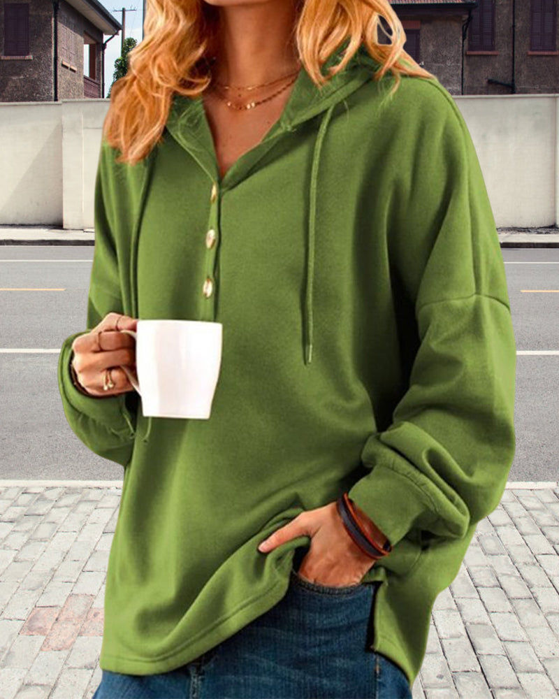 Langarmshirt mit Kapuze