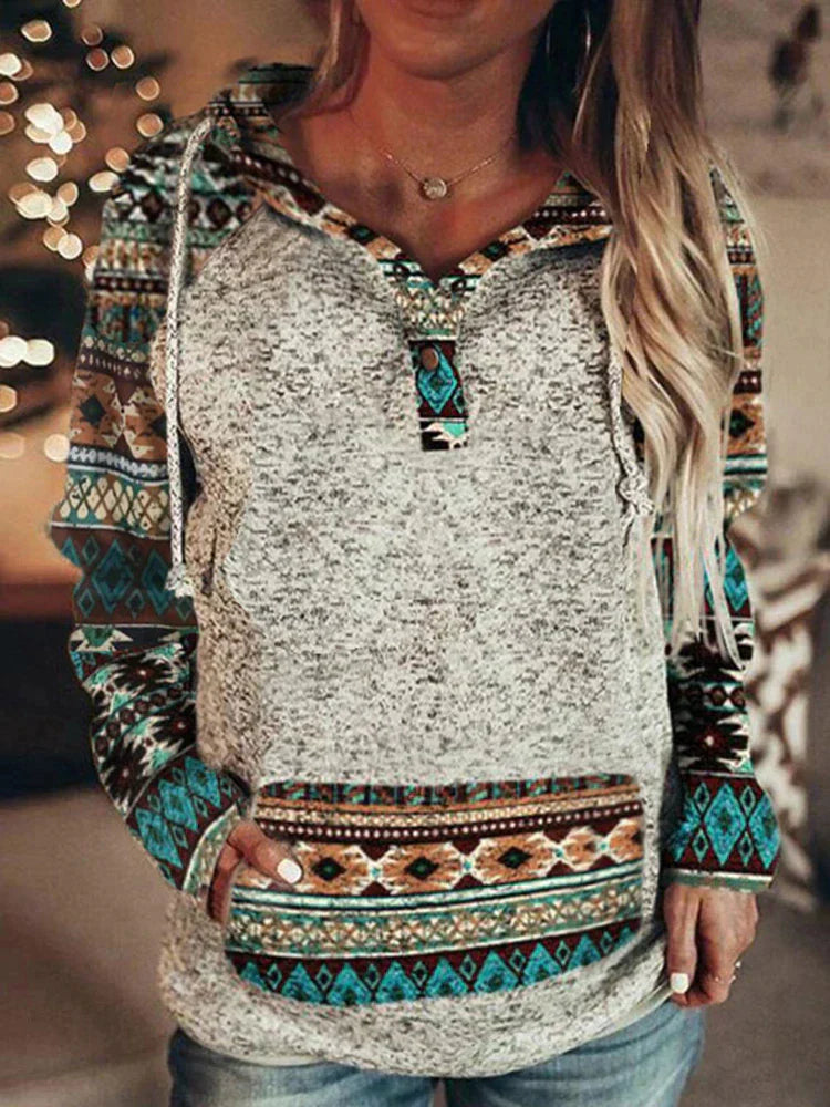 Francine - Ethnische Retro-Hoodies