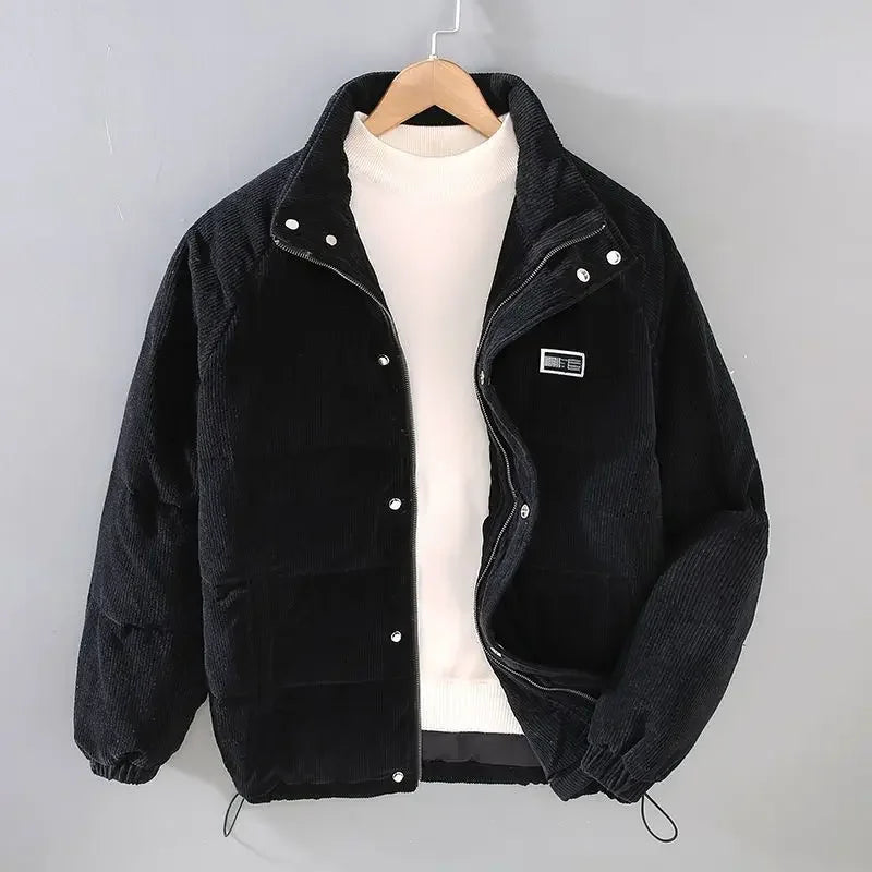 Herren Cordstoff Steppjacke - Warm und Stylisch