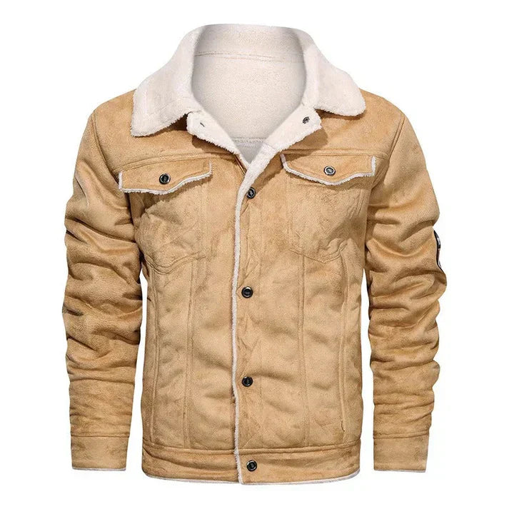 Lässige Herren-Lederjacke im Bomberstil | Perfekt für den Casual-Look