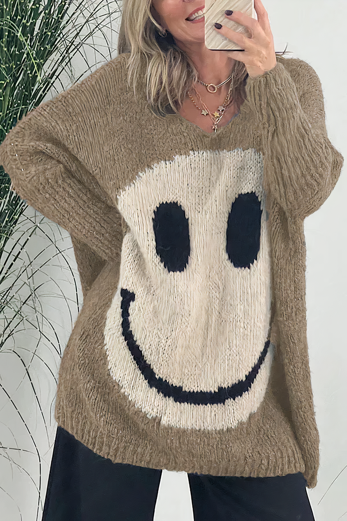 Michelle - Trendiger und Lässiger Winterpullover für Damen