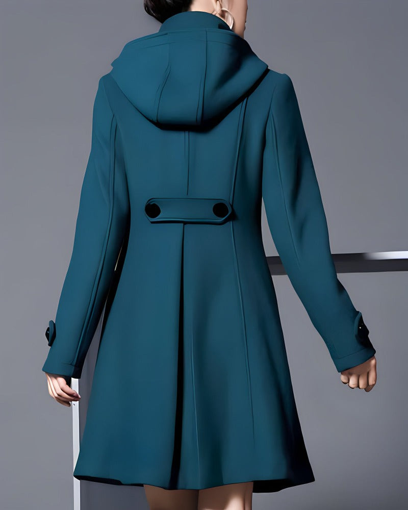 Langjacke mit Knöpfen vorne für Damen