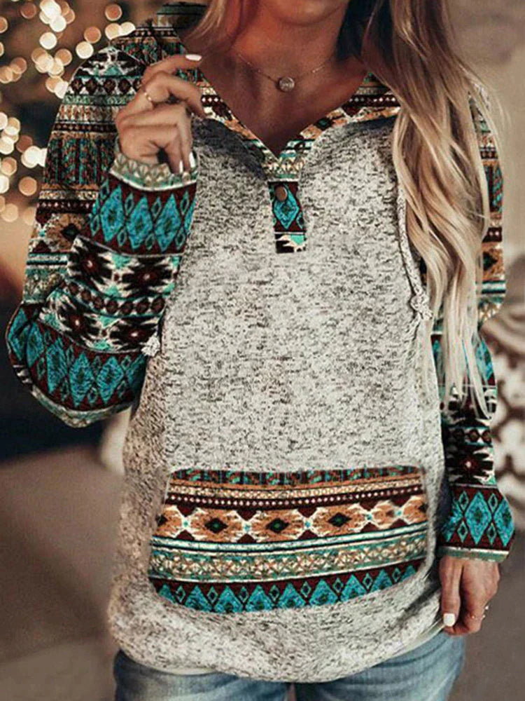 Francine - Ethnische Retro-Hoodies